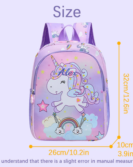 Pink Embroidered Unicorn Backpack