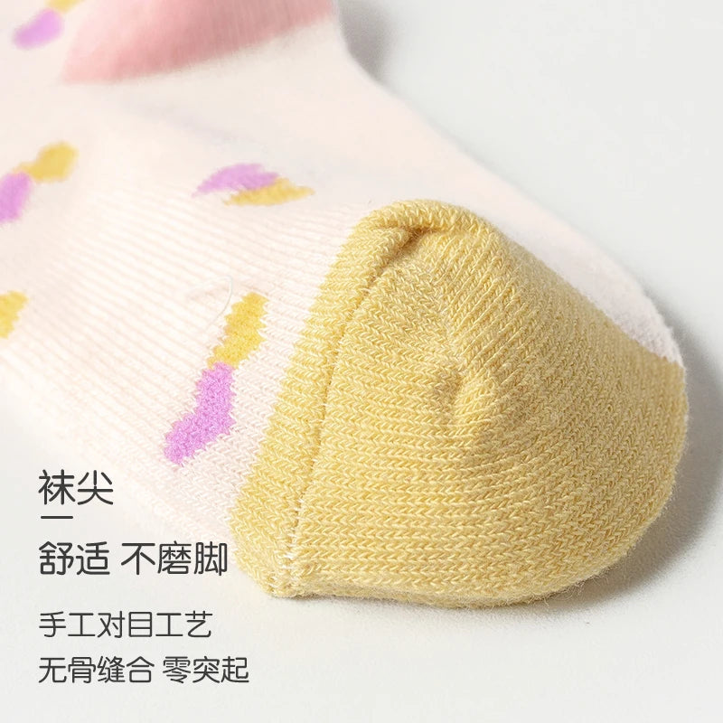 Kawaii Unicorn Ruffle Socks 5-Pack