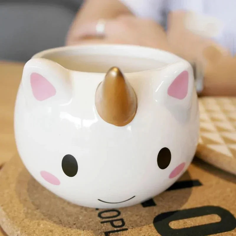 Adorable Unicorn Face Mug