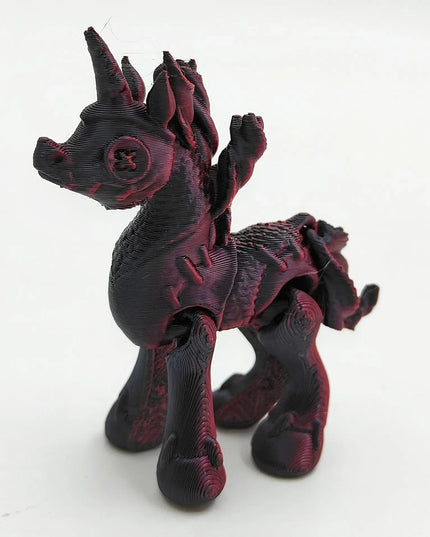 Detailed 3D Unicorn Figurine Decor