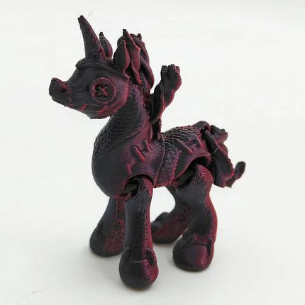 Detailed 3D Unicorn Figurine Decor