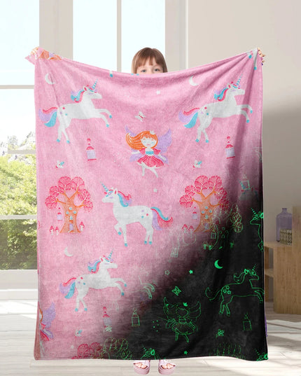 Newborn Unicorn Fleece Blanket