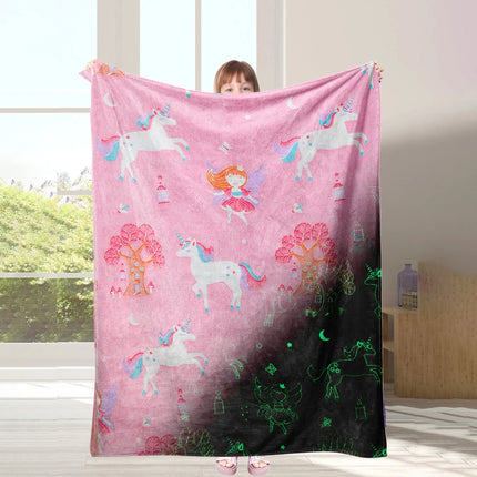 Newborn Unicorn Fleece Blanket