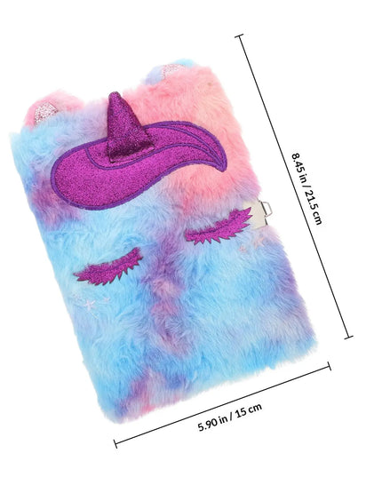 Dreamy Unicorn Notebook With Lock