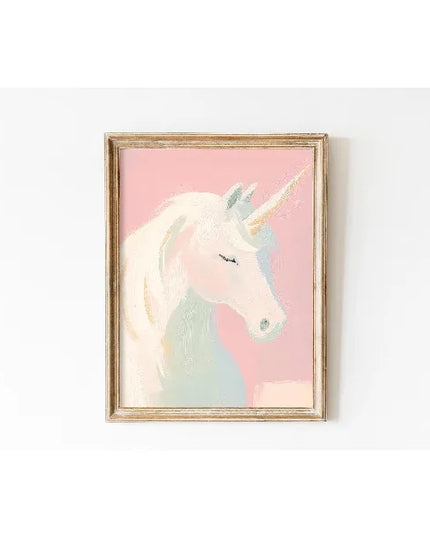 Fairy Tale Unicorn Wall Art Canvas