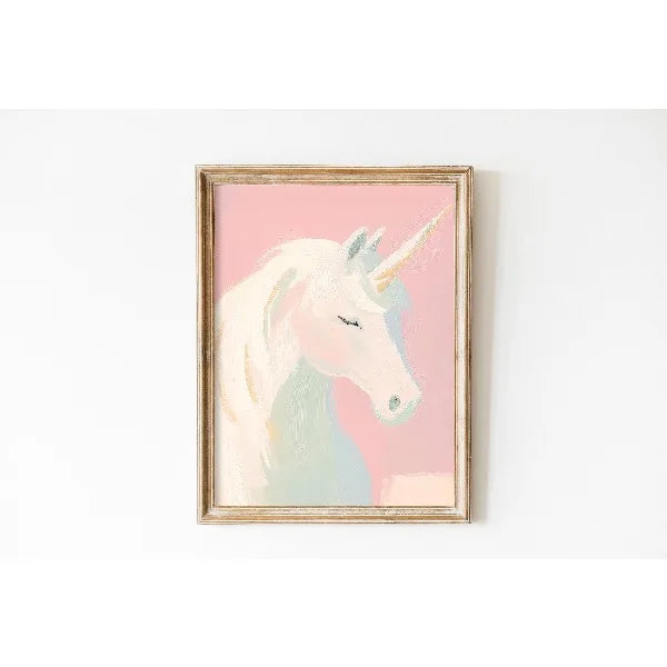 Fairy Tale Unicorn Wall Art Canvas
