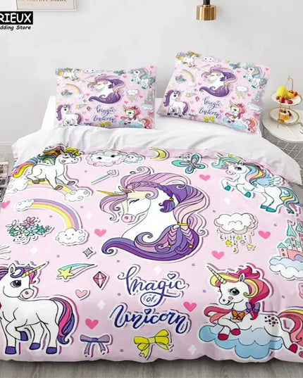 Magic Unicorn Doodle Bedding