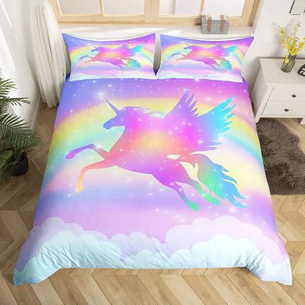 Sky Wings Unicorn Bedding