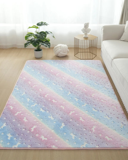 Starry Glow Unicorn Rug