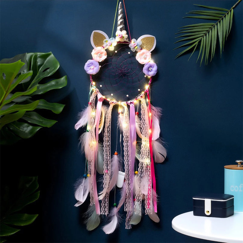 Unicorn Dreamcatcher Wall Hanging