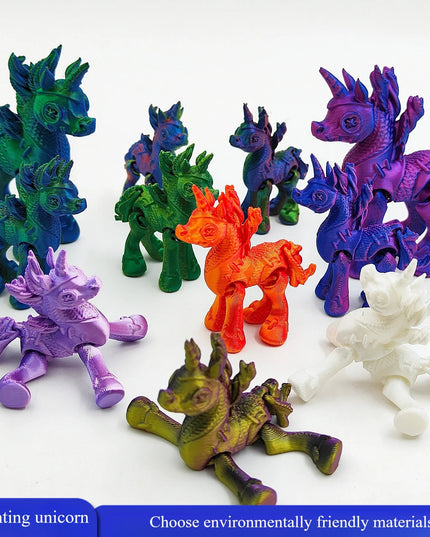 Glow-in-Dark Unicorn Sculpture Figurine