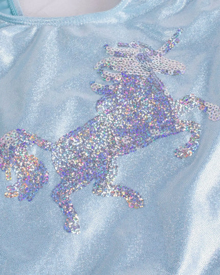 Yellow Shimmer Unicorn Swimsuit