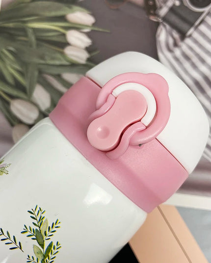 Floral Unicorn Water Bottle