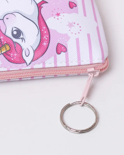 Rainbow Unicorn Lettering Purse