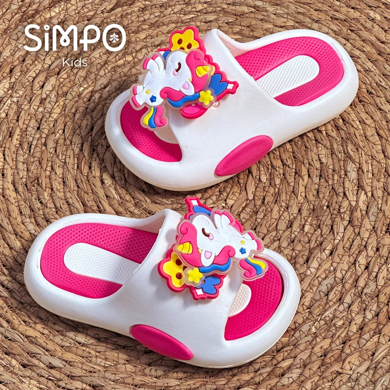 Cute White Spinning Unicorn Slides