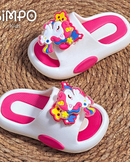 Fun Purple Spinning Unicorn Slides