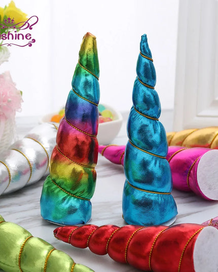 Rainbow Unicorn Horn 3-Piece Party Set