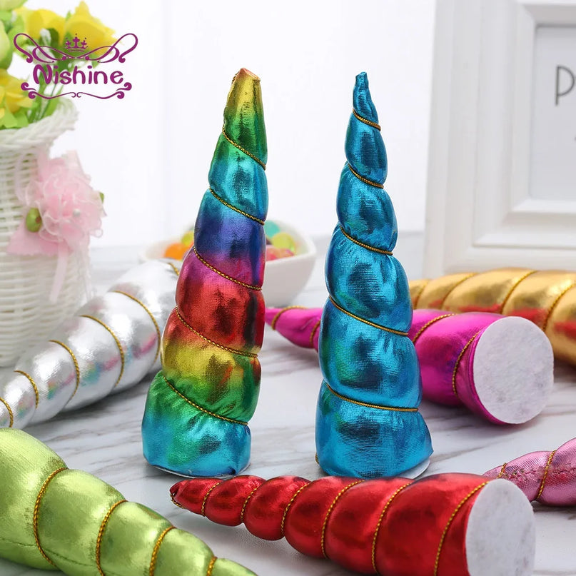 Rainbow Unicorn Horn 3-Piece Party Set
