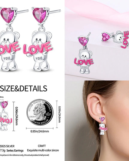 Kawaii White Unicorn Earrings