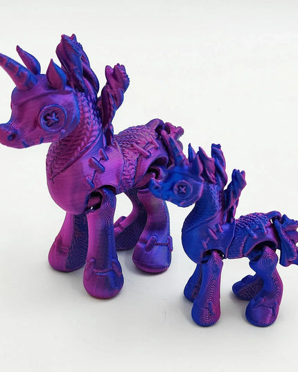 Detailed 3D Unicorn Figurine Decor