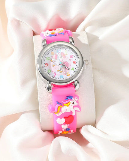 Candy Pink Unicorn Quartz Watch