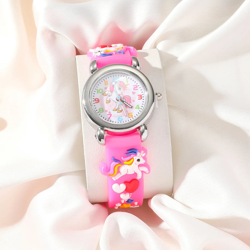 Candy Pink Unicorn Quartz Watch