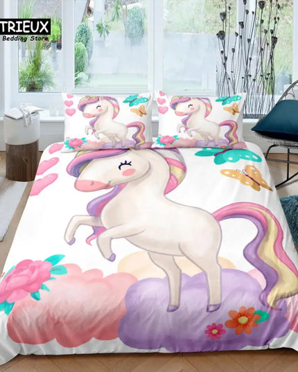 Unicorn Butterfly Cloud Bedding
