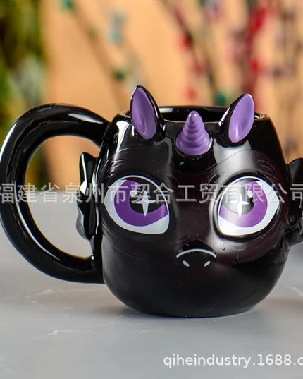 3D Unicorn Shaped Mug