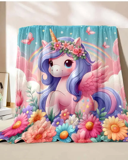 Fantasy Unicorn Blanket for Teens