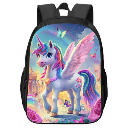 Kawaii Unicorn Double Layer Backpack