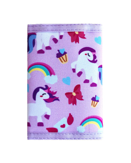 Her First Real Wallet. With Unicorns.