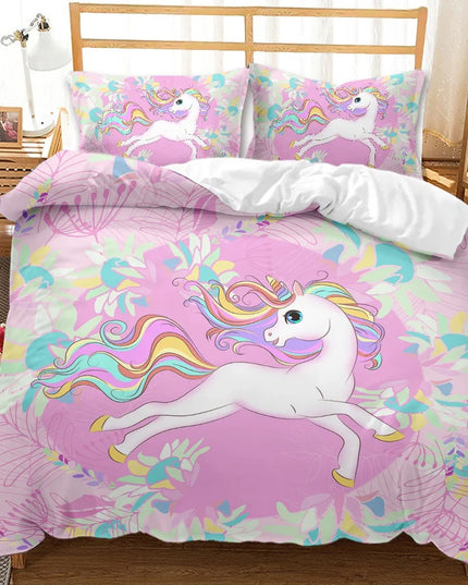 Tropical Leaf Unicorn Bedding
