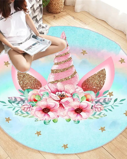 Unicorn Horn Nursery Rug