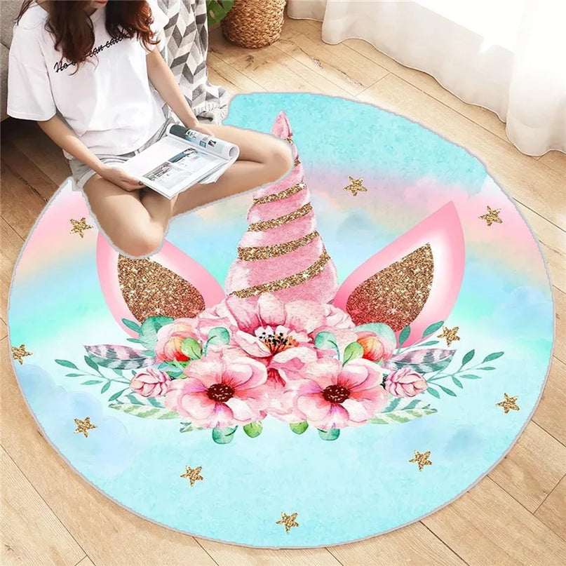 Unicorn Horn Nursery Rug