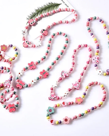 Beaded Unicorn Necklace + Bracelet