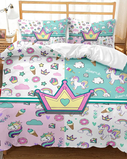 Crown Dreams Unicorn Bedding