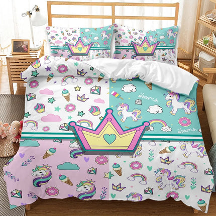 Crown Dreams Unicorn Bedding