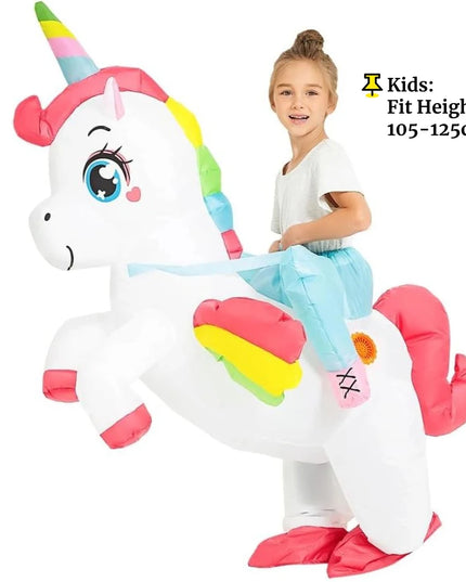 Kids Ride On Unicorn Rider Costume