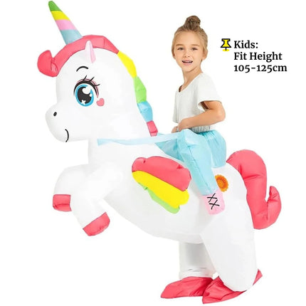 Kids Ride On Unicorn Rider Costume