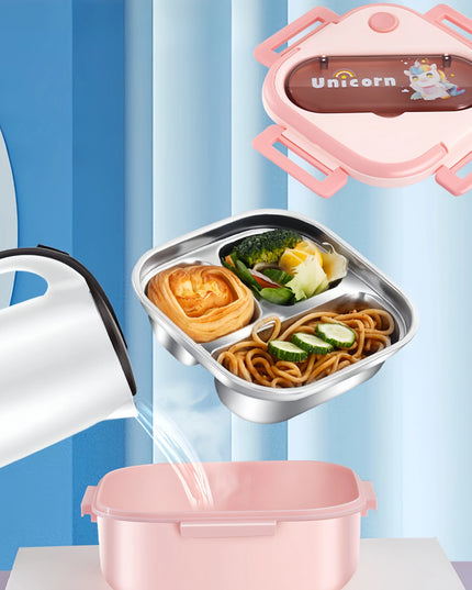 Sparkly Unicorn Steel Lunch Box