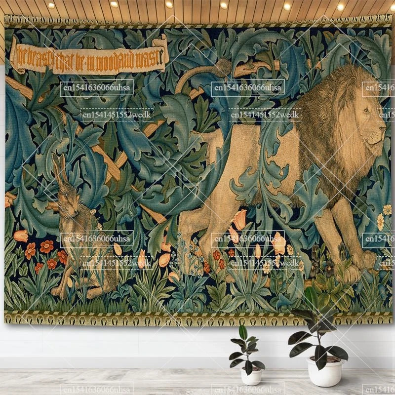 Boho Unicorn Tapestry Hanging