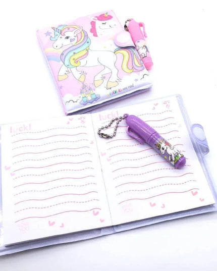 Cute Unicorn Notebook With Pen