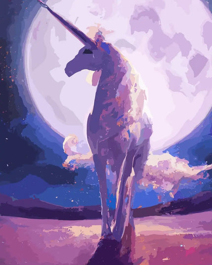 Colorful Unicorn Wall Art Canvas