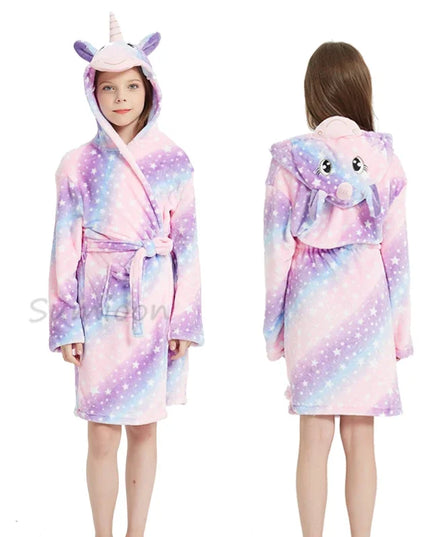 Dreamy Blue Unicorn Robe
