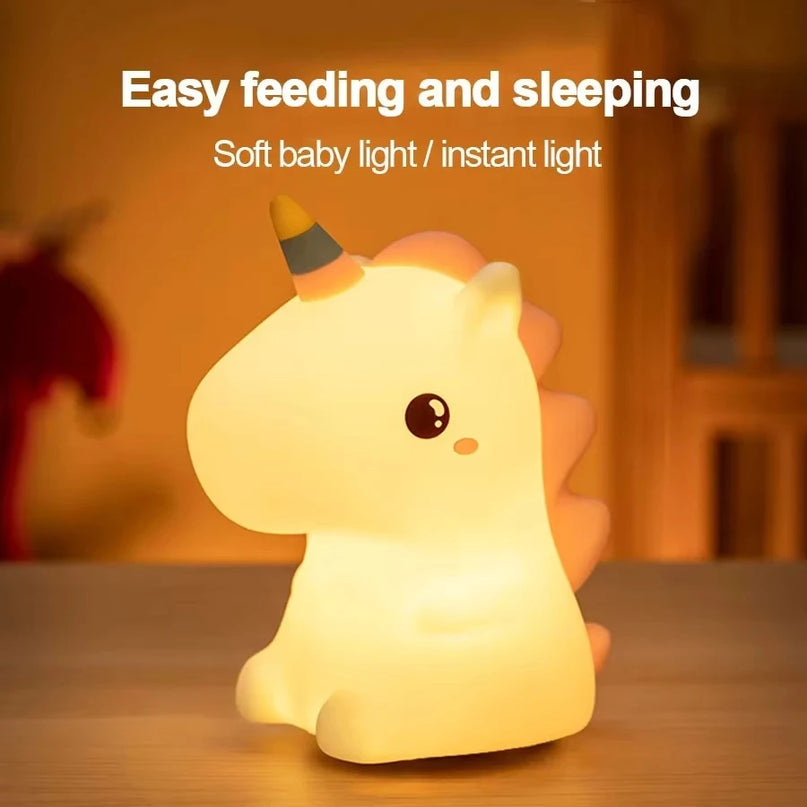 Color Changing Unicorn Night Light Lamp