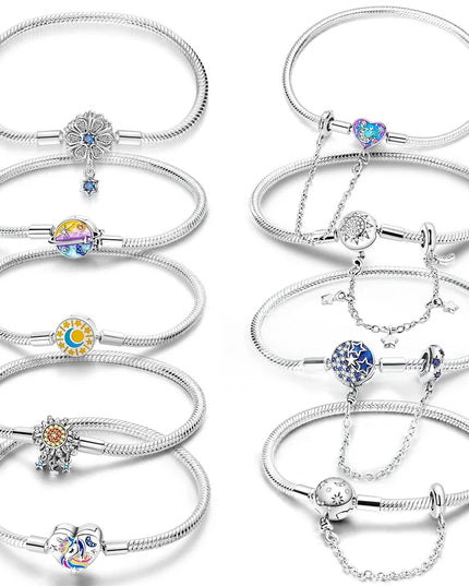 Enamel Heart Unicorn Bracelet