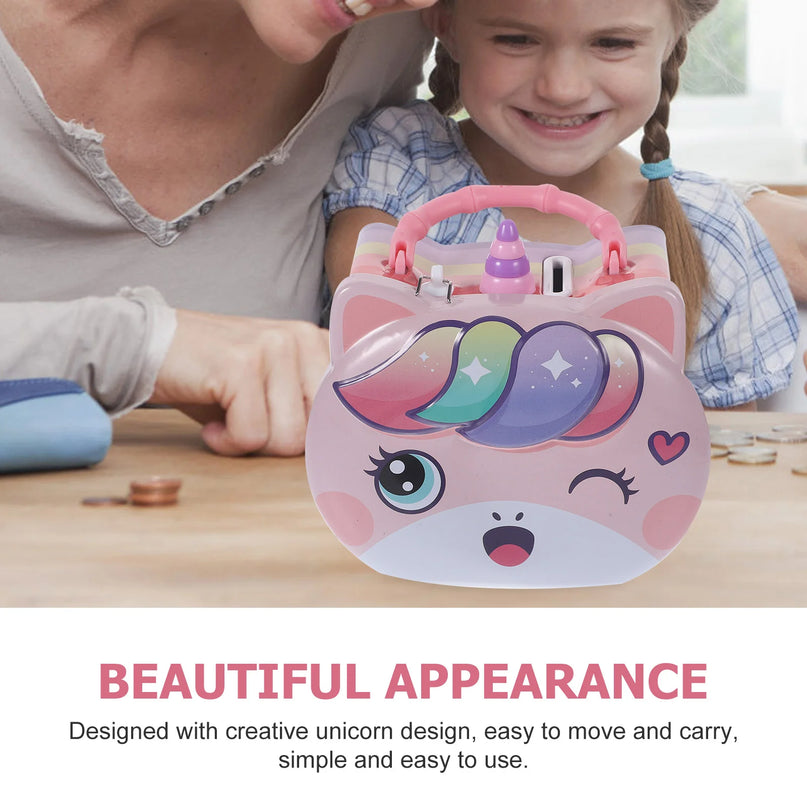Lockable Unicorn Piggy Bank