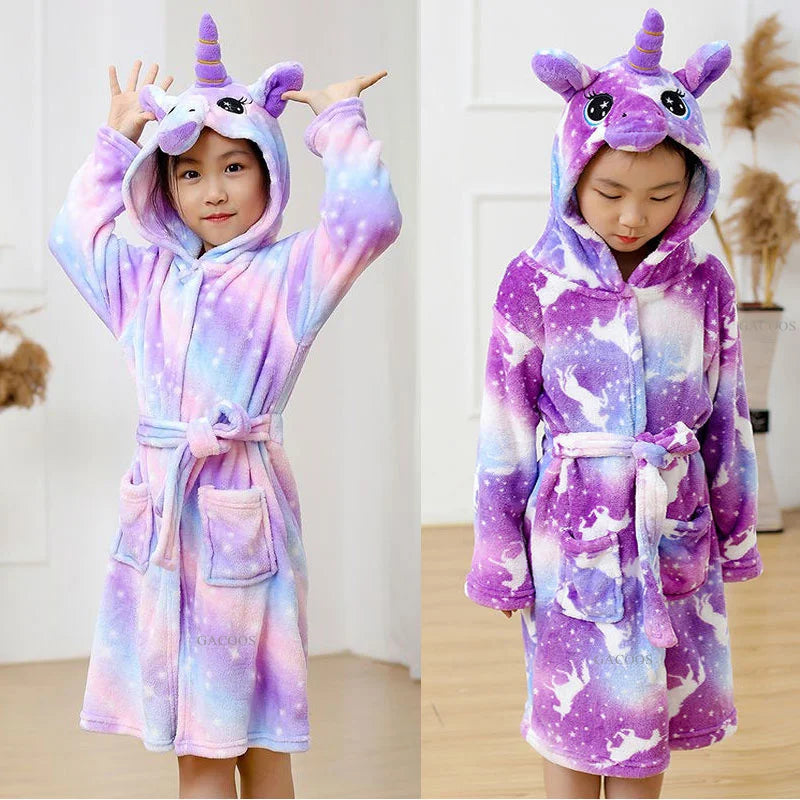 Starry Mint Unicorn Robe