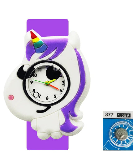Chibi Purple Unicorn Watch