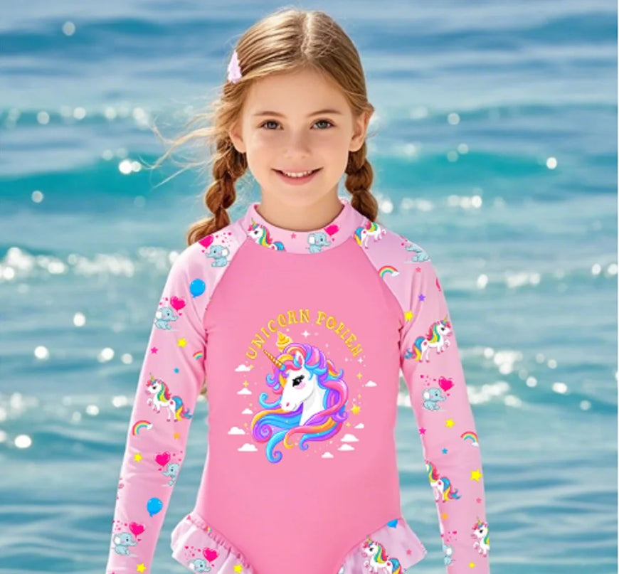 Unicorn Power Sunsafe Swimsuit